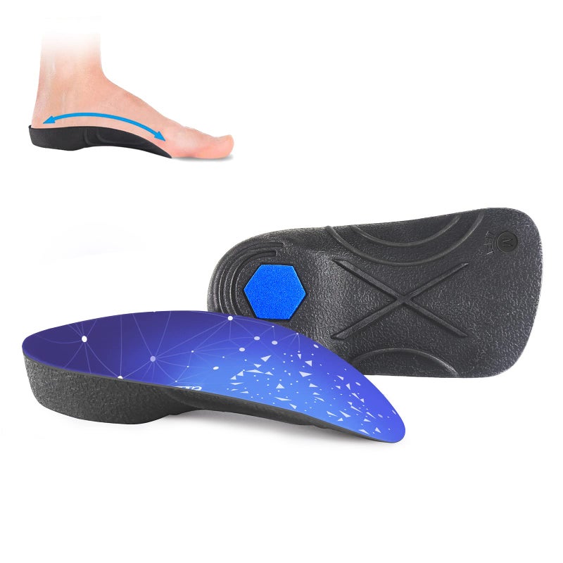 Arch Support 330 lbs Plantar Fasciitis Insoles 34 Length Orthotic Inserts for Women Men Heel Pain Flat FeetHeavy Duty Strong Support Pain Relief for Walking Running